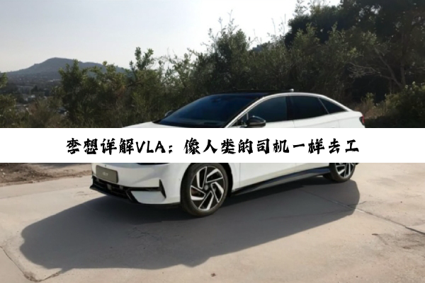 李想详解VLA：像人类的司机一样去工作的一个模型