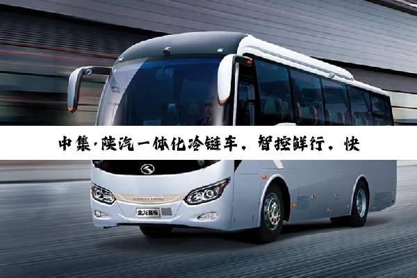 中集·陕汽一体化冷链车，智控鲜行，快稳无忧