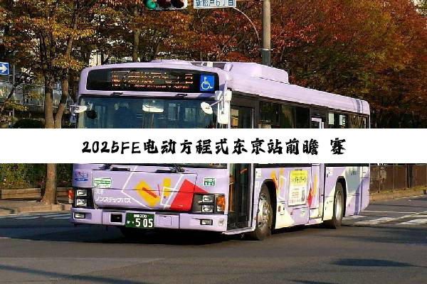 2025FE电动方程式东京站前瞻 赛季中期竞争升级
