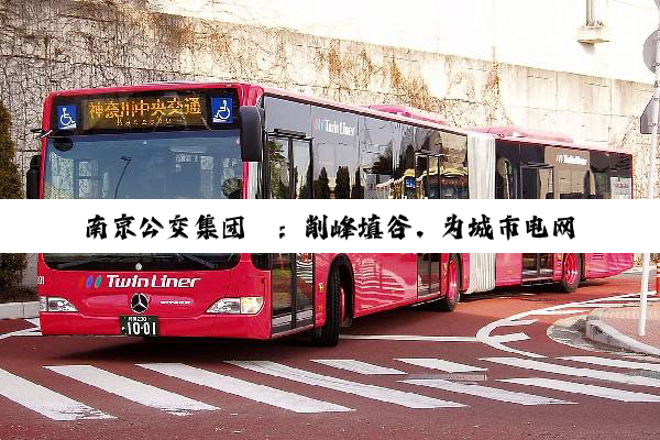 南京公交集团 ：削峰填谷，为城市电网“解压”！
