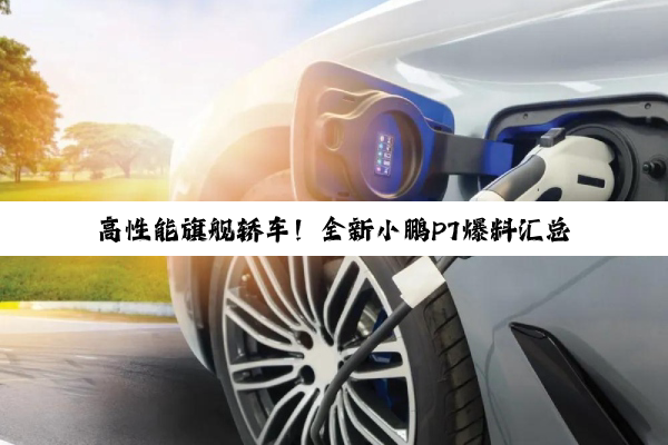 高性能旗舰轿车！全新小鹏P7爆料汇总