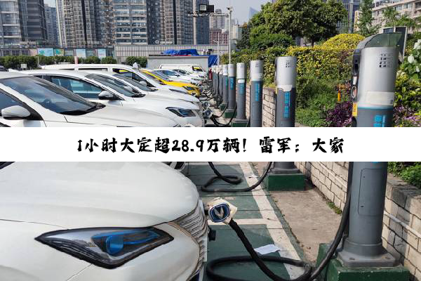 1小时大定超28.9万辆！雷军：大家一起见证了中国汽车工业奇迹